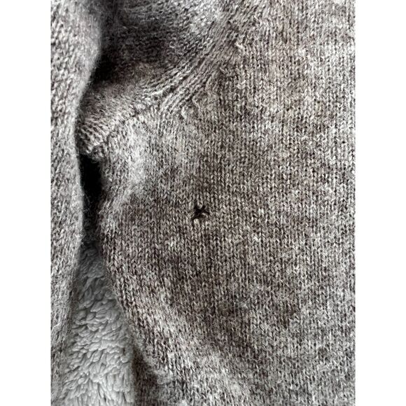 Adrienne Vittadini 100% Cashmere Crewneck Sweater Taupe Brown Size L - Picture 4 of 5